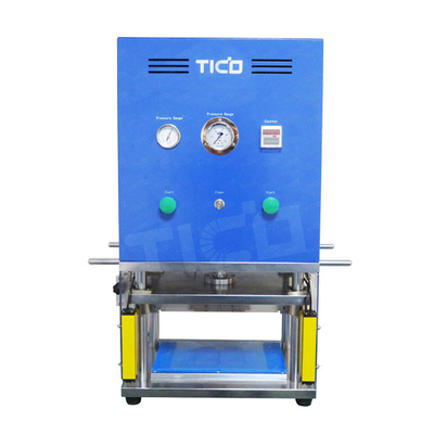 comprare Macchine di taglio a stampo semi-automatico per la fabbricazione di elettrodi a cellule di sacchetto in polimero online manufacture