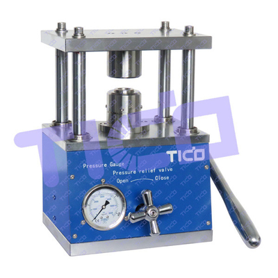 comprare Equipaggiamento di assemblaggio di celle di monete CR20xx Manuale Macchina di crimping idraulica per celle di monete online manufacture