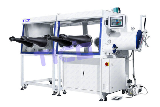 comprare Due Scatole Quattro Stazioni di Lavoro Glovebox fabbricazione online