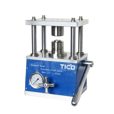 STC-SF120 Equipaggiamento di laboratorio per celle di monete manuale Crimper idraulico per la ricerca delle celle a bottone