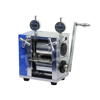 Elettrodo batteria agli ioni di litio calandratore 150 mm attrezzatura di laboratorio di stampa a rotoli