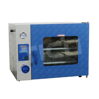 Forno di asciugatura a vuoto da laboratorio da 25L con 2 scaffali 133Pa 1400W