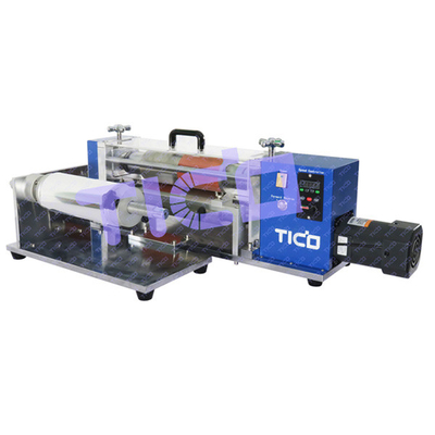 Macchina di taglio elettrodo a batteria semiautomatica Laboratorio con avvolgitore e scaricatore