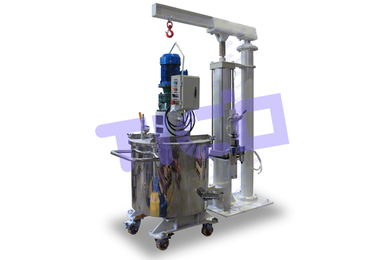 1.1KW Bottone di trasferimento di potenza di miscelazione per miscelatore a vuoto planetario da 60L in dimensioni L660*W660*H1375mm